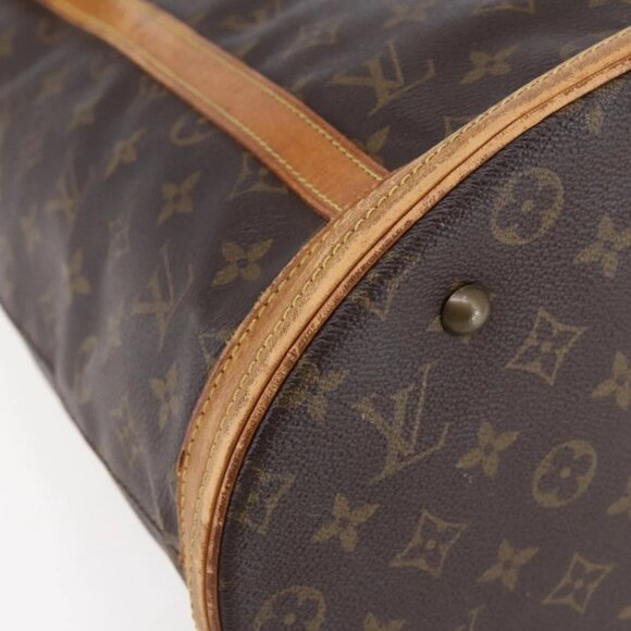 LOUIS VUITTON Monogram Bucket GM Shoulder Bag M42236 LV Auth 152768 - Picture 2 of 16